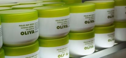 Crema de aceite de oliva de la marca Deliplus de Mercadona. 