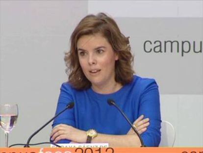 Soraya Sáenz de Santamaría anuncia "cambios profundos" en la Ley de Bases de Régimen Local