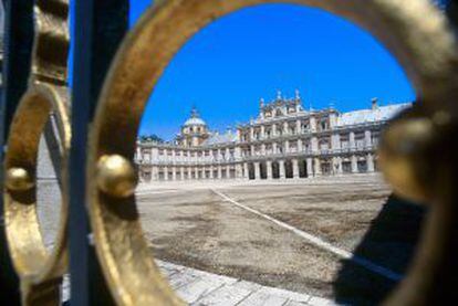 Fachada del Palacio Real de Aranjuez, Madrid.