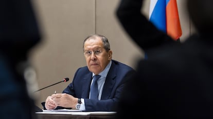 El ministro de Exteriores ruso, Serguéi Lavrov, el pasado 21 de enero.