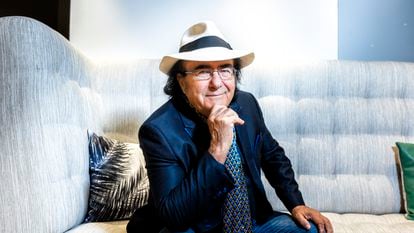 El cantante italiano Al Bano fotografiado el 14 de febrero de 2024 en un hotel de Madrid.