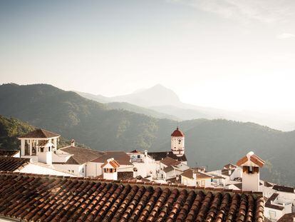 White mountain village, Genalguacil, Andalucia, Spain