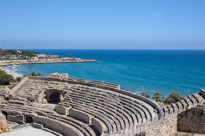 El famoso anfiteatro romano de Tarragona, declarado patrimonio mundial por la Unesco.