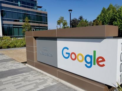 Foto de la sede de Google en Mountain View, California, en mayo de 2019.