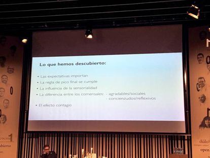 Satisfacción de comensales en Mugaritz / CAPEL