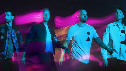 La banda británica Coldplay, en una imagen promocional de su nuevo álbum, previsto para 2021.