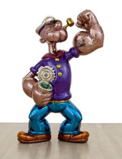 'Popeye', (2009–11) obra de Jeff Koons.