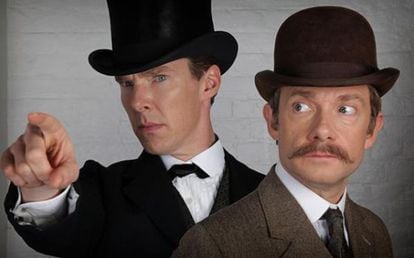 Primera imagen promocional del capítulo especial de 'Sherlock'.