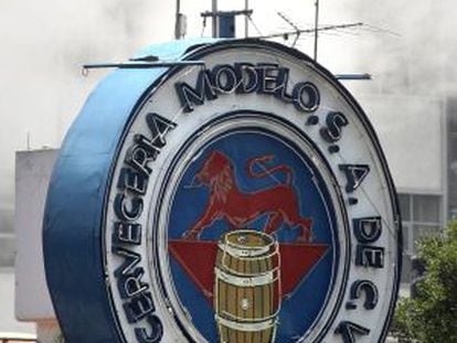 Vista de la cervecera Modelo en su planta de Ciudad de M&eacute;xico.