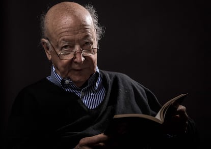 El escritor chileno Jorge Edwards, en Santiago de Chile, en agosto de 2017.