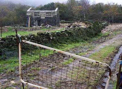 Aldea de Ponte Martiño, en el municipio pontevedrés de A Lama, deshabitada desde que está en rehabilitación.