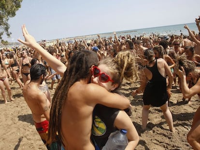 Asistentes al festival Rototom Sunsplash en una imagen de archivo.