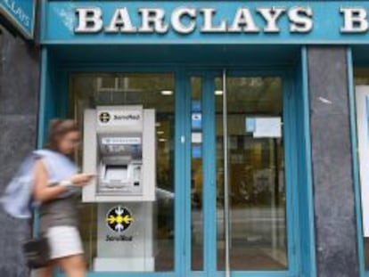 Imagen de una sucursal de Barclays en Espa&ntilde;a.