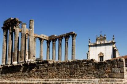 El templo de Diana de Évora.