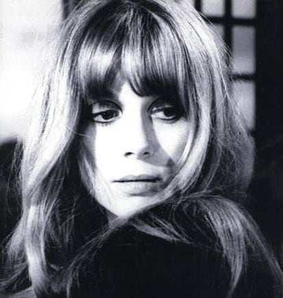 La actriz Françoise Dorleac, durante el rodaje de 'Cul-de-sac' (1966).