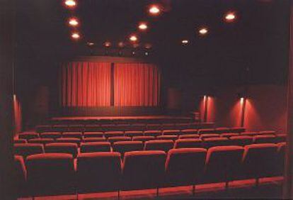 Una sala de cine.