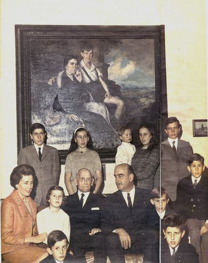La família Oriol en una imatge d'arxiu.