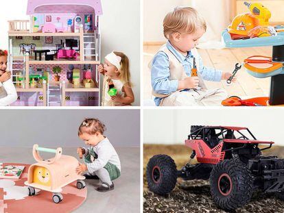 Varios de los juguetes seleccionados y adecuados para distintas edades