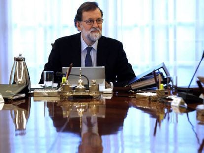Mariano Rajoy preside el &uacute;ltimo Consejo de Ministros. 