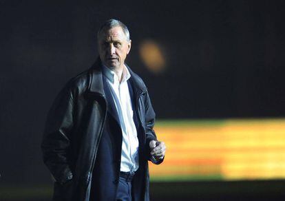 Retrato de Johan Cruyff en 2008.