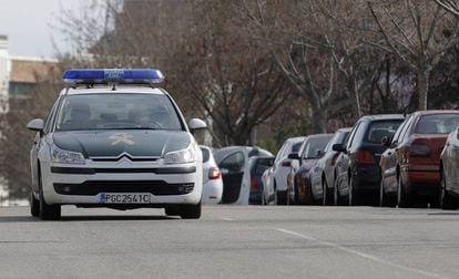 Un coche patrulla de la Guardia Civil, en una imagen de archivo.