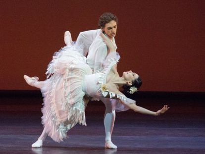 Tamara Rojo y Sergei Polunin, en un momento de su actuaci&oacute;n. 