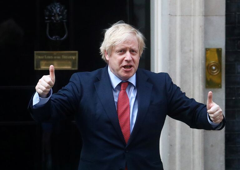 Boris Johnson, primer ministro británico.