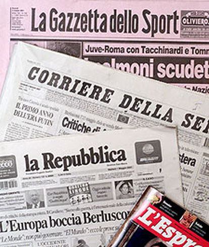 Portadas de los principales periódicos italianos. | Sociedad | EL PAÍS