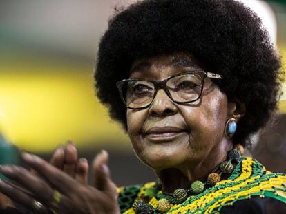Winnie Mandela a Johannesburg el 20 de desembre.