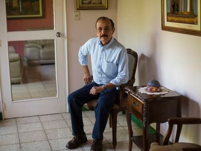 El exgeneral sandinista Hugo Torres, retratado en su casa de Managua en 2018.
