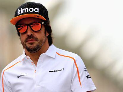 Alonso, en Bahréin.