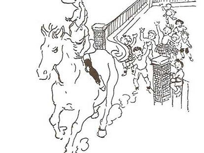 Ilustraciones de 'Pippi Calzaslargas'.