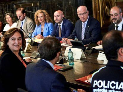 Reunión de la junta de seguridad de Barcelona.