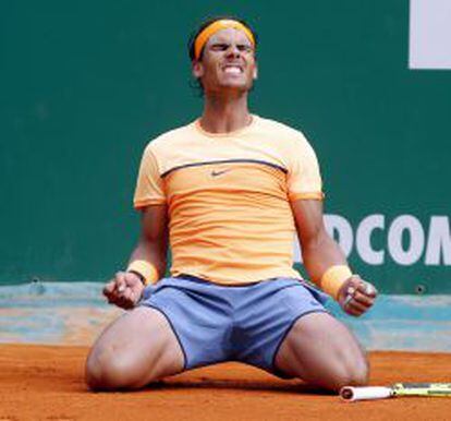 Rafa Nadal, después de ganar la final del Masters 1000 de Montecarlo