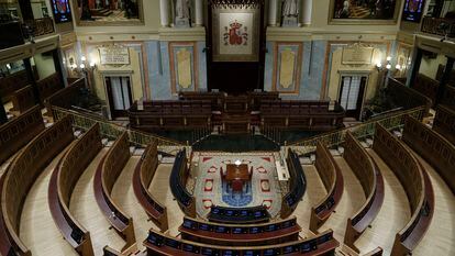 Hemiciclo del Congreso, en enero de este año.