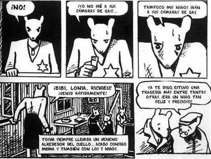 Viñetas de 'Maus', de Art Spiegelman.