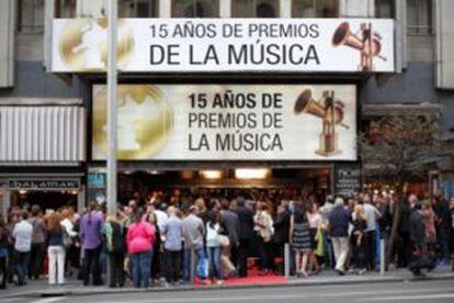 Los últimos premios de la música.