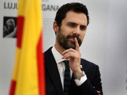 Roger Torrent, el presidente del Parlament.