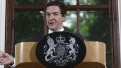 El ministro brit&aacute;nico de Econom&iacute;a, George Osborne.