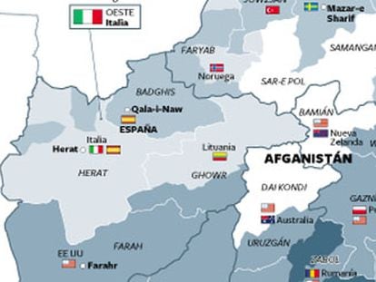 Chacón confirma que España cederá el control de sus zonas en Afganistán en dos años