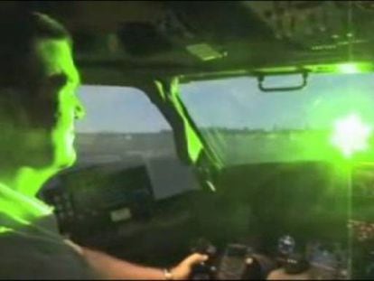 Los ‘ataques’ con rayos láser crean alarma entre los pilotos