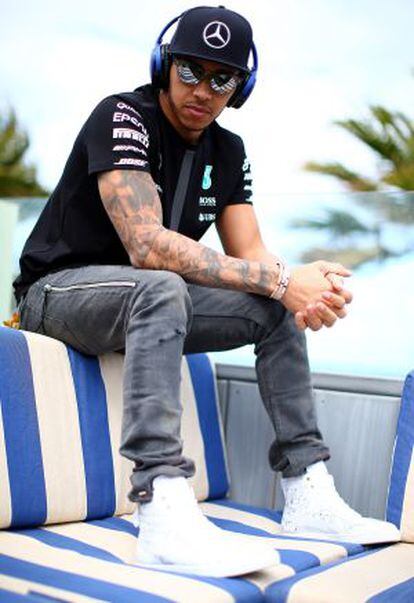 Lewis Hamilton, en Australia.