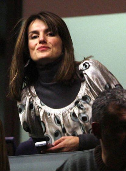 Doña Letizia en el concierto del 'Boss'