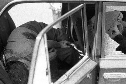 Atentado mortal contra el comandante Sáenz de Ynestrillas y otros dos militares en 1986.