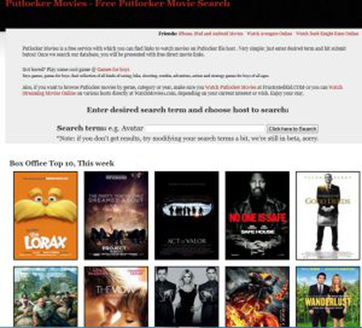 Free putlockers best sale download movies free