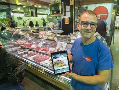 Juan Antonio Ortiz, president de l'Associació de Comerciants del Mercat de Provençals.