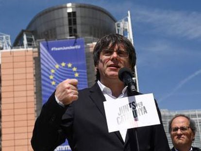 La Junta Electoral rechaza un acta notarial en la que el expresidente catalán acata la Constitución  por imperativo legal 