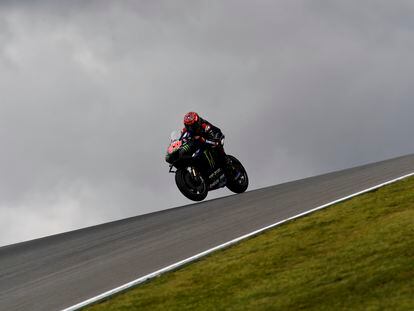 Fabio Quartararo en el circuito del Algarve.