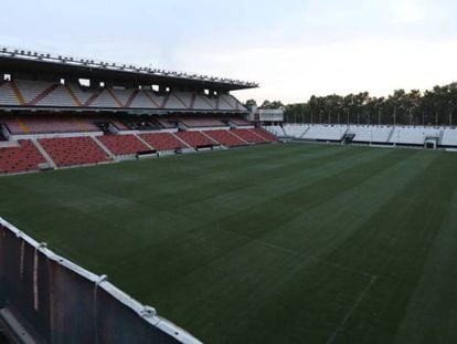 El estadio del Rayo Vallecano. 