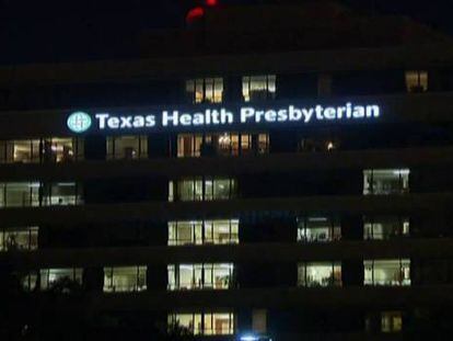 Hospital de Dallas donde está ingresado el primer enfermo de ébola diagnosticado en Estados Unidos.